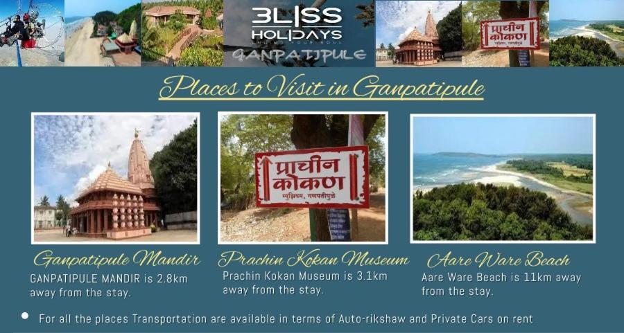 Bliss Holiday Homes Ganpatipule Exterior foto