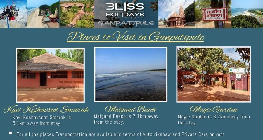 Bliss Holiday Homes Ganpatipule Exterior foto